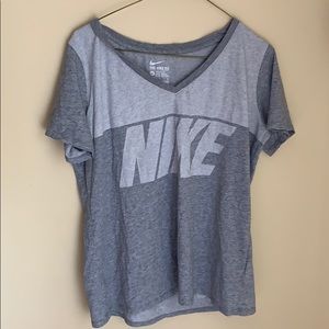 Gray Nike Dri-Fit Tee